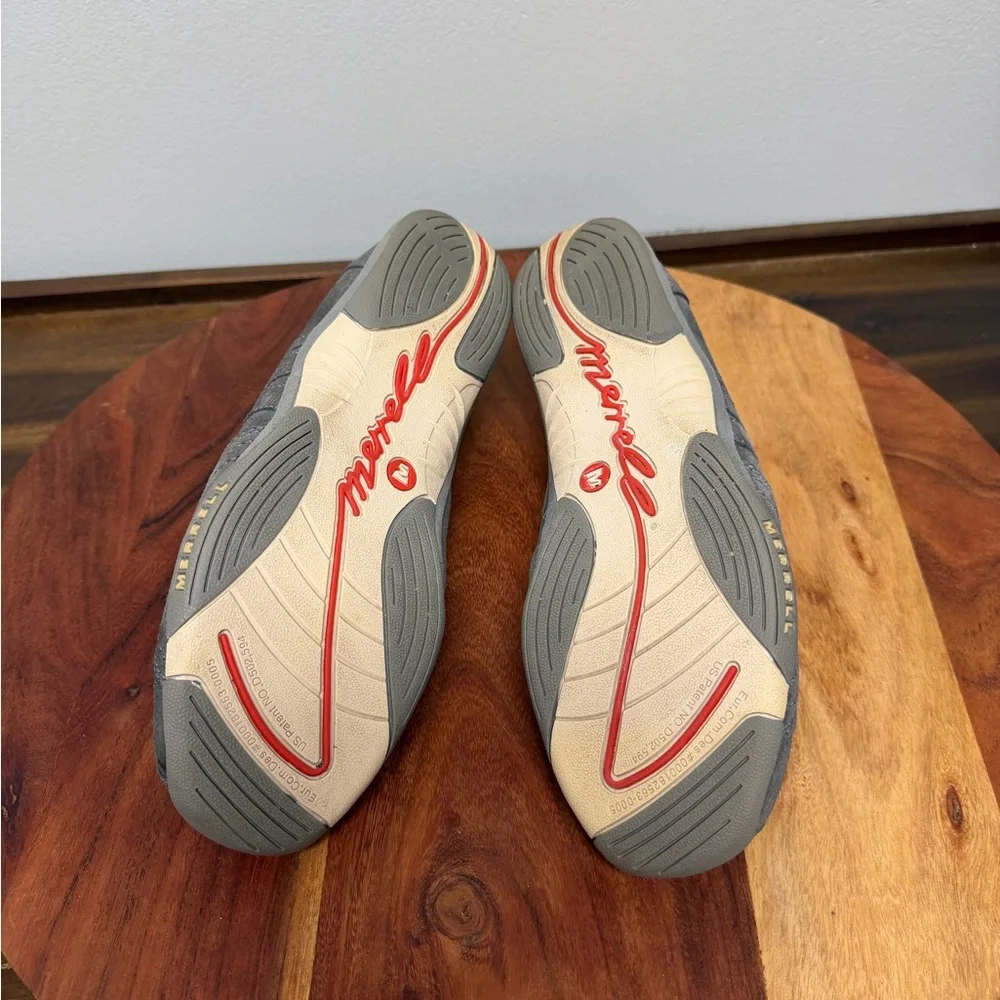Merrell Barrado Gray Leather Walking Outdoor Shoes Women Size 9.5 - Picture 10 of 10